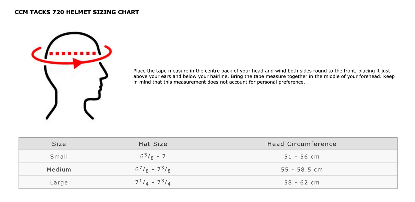 CCM Tacks 720 Hockey Helmet